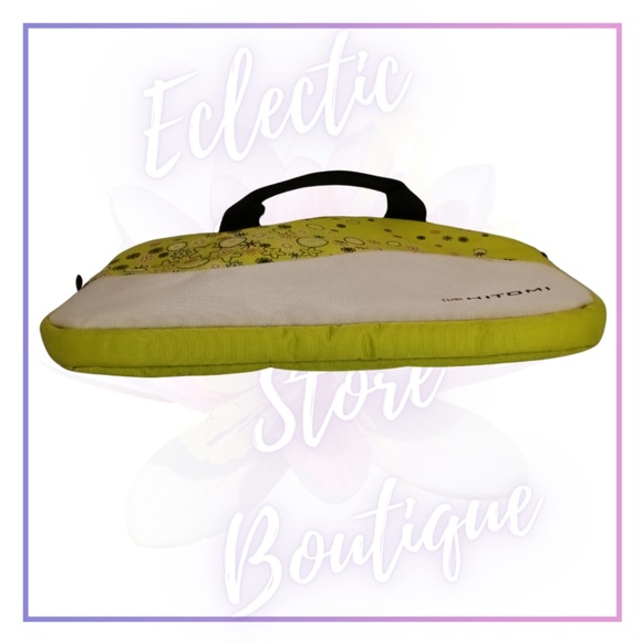 Unique Color 12”x9” zippered, snap close handle, padded multipurpose Laptop bag. - Picture 3 of 12